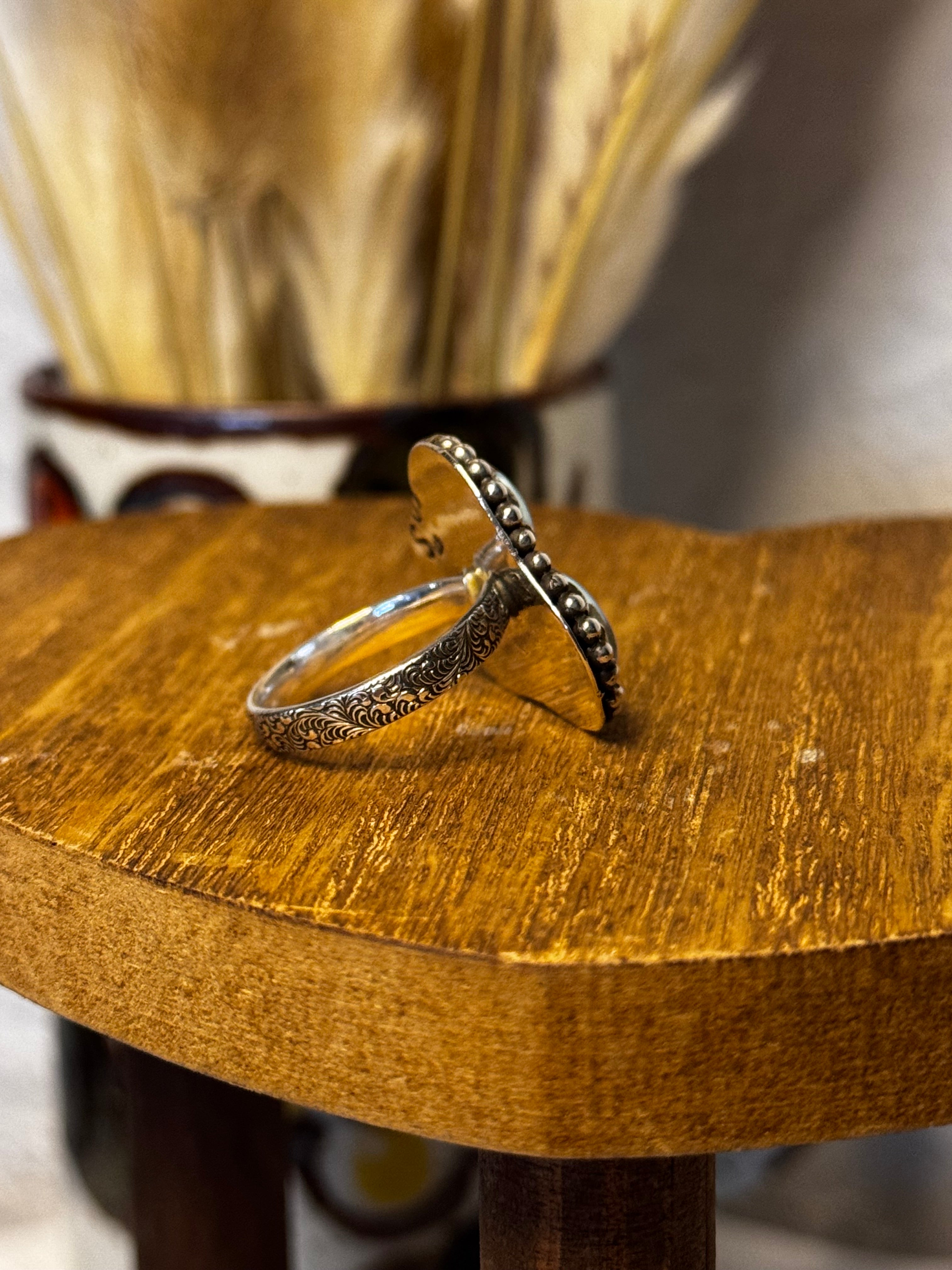 (Size 6.25) Golden Hills Cluster Ring
