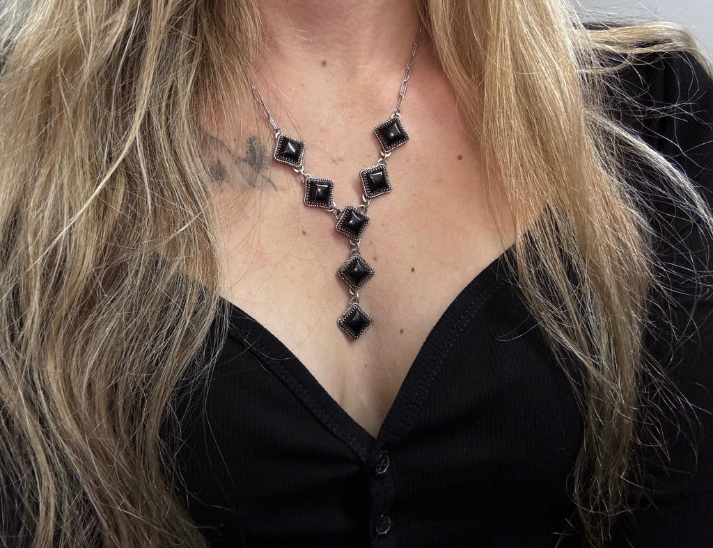 Midnight Mare Black Onyx Lariat