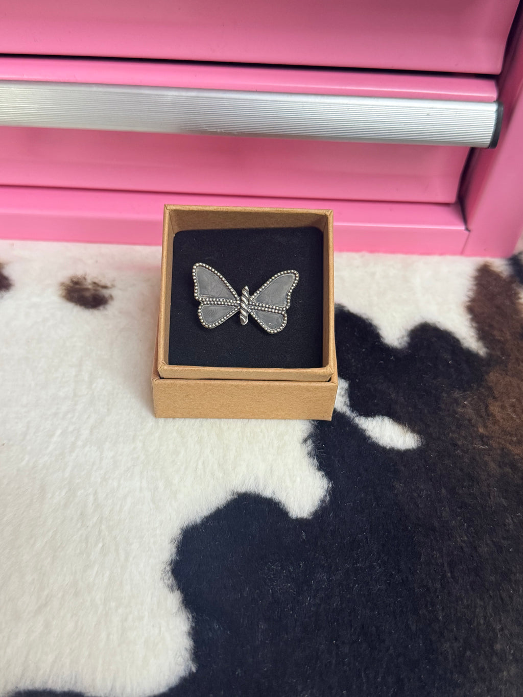 (Size 8) Butterfly Ring