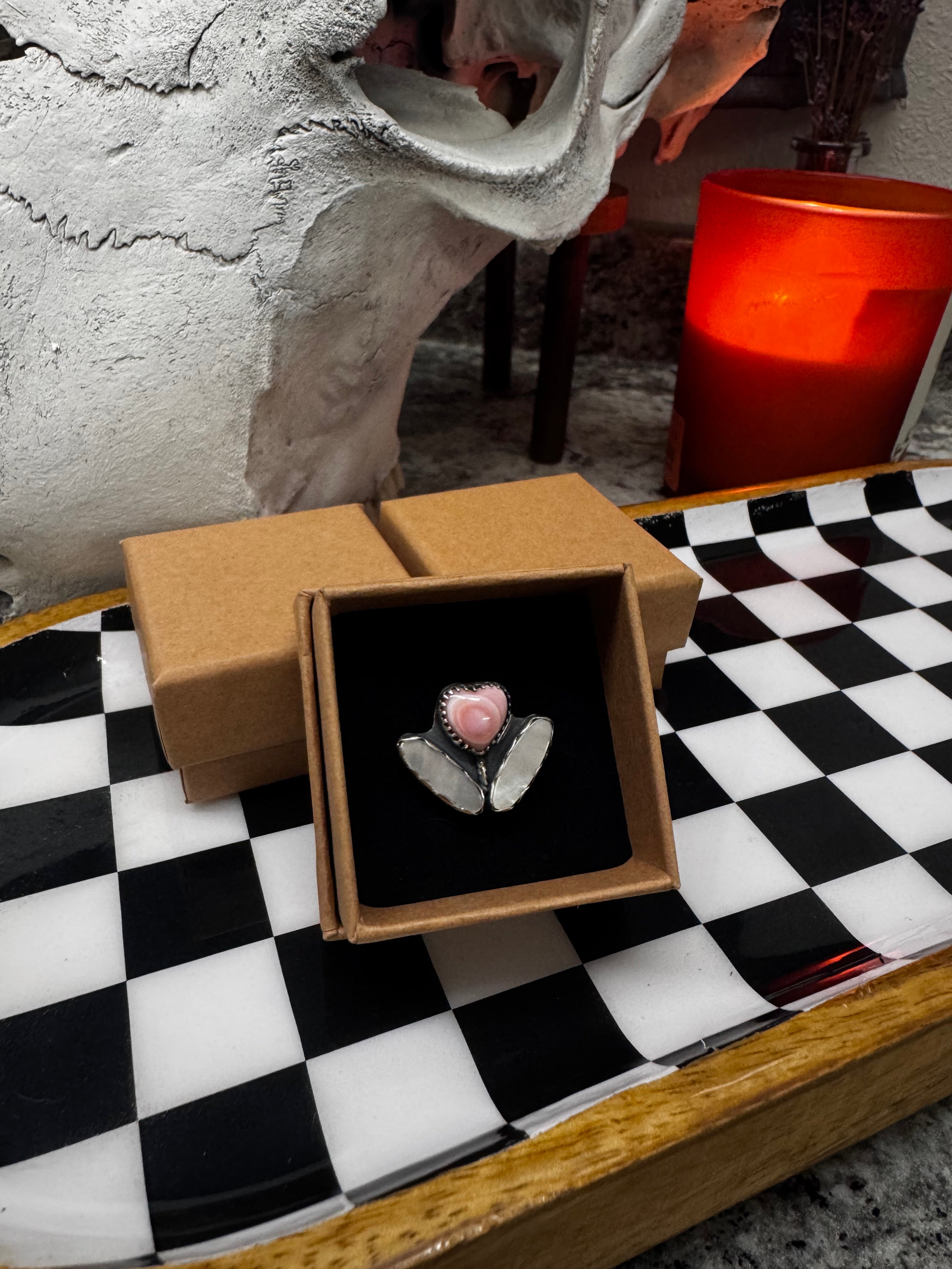 Petal and Pearl Ring (size 6)