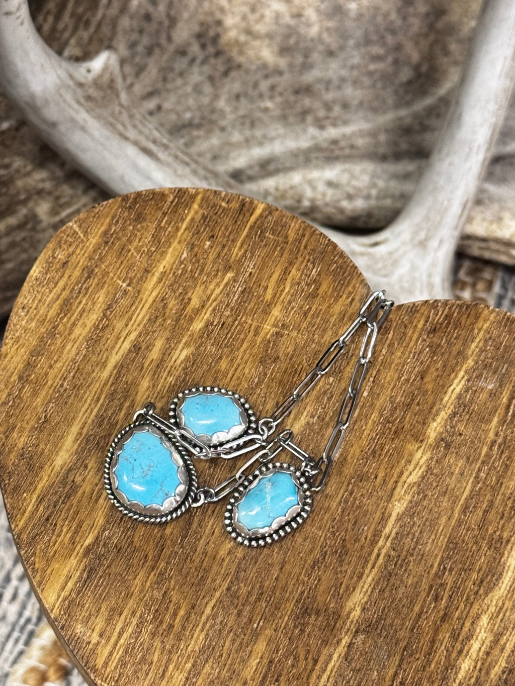 Blue Bird Turquoise Western Choker Necklace