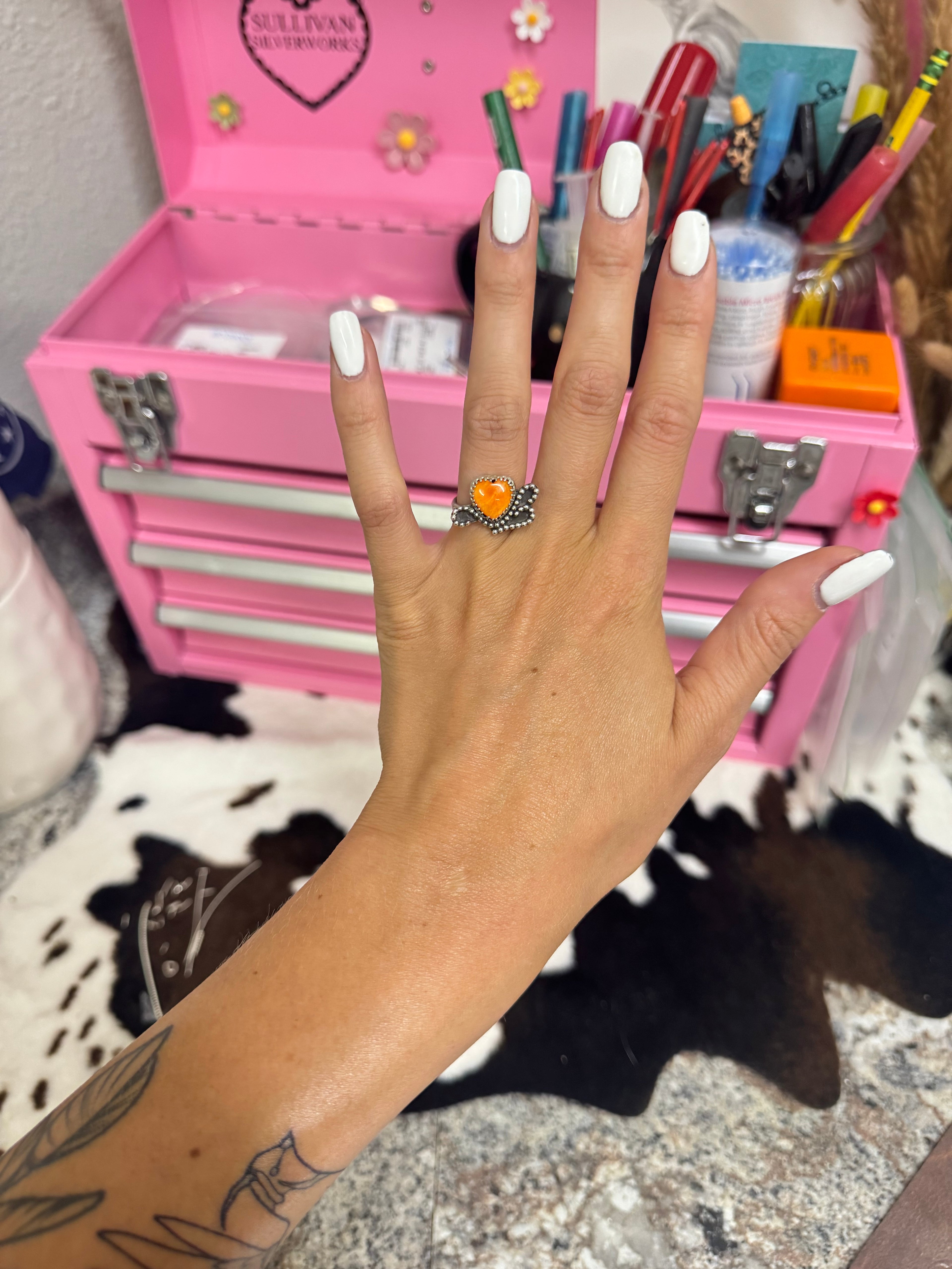 (Size 6) Burnin Love Ring