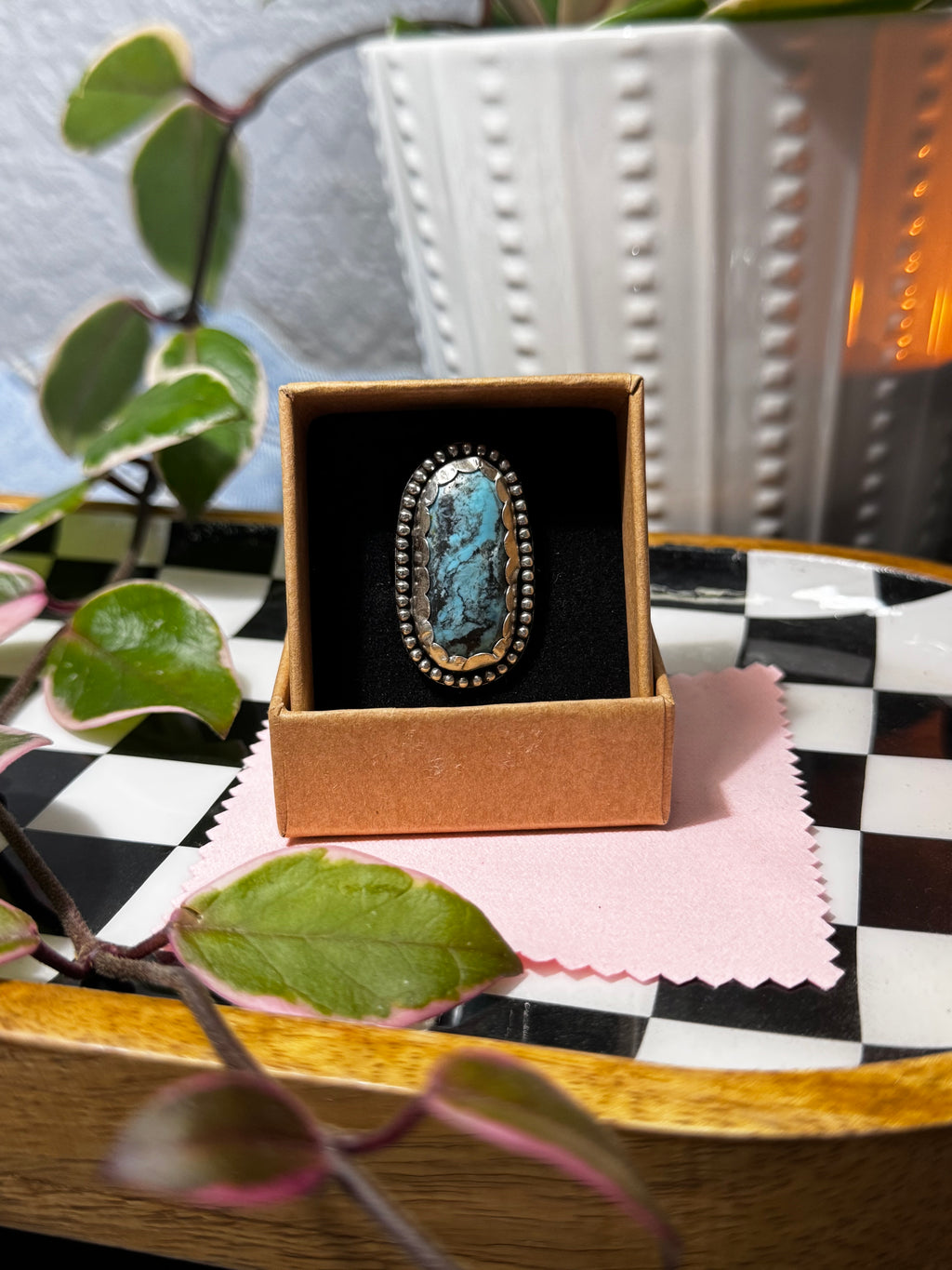 (Size 7) Kingman Statement Ring