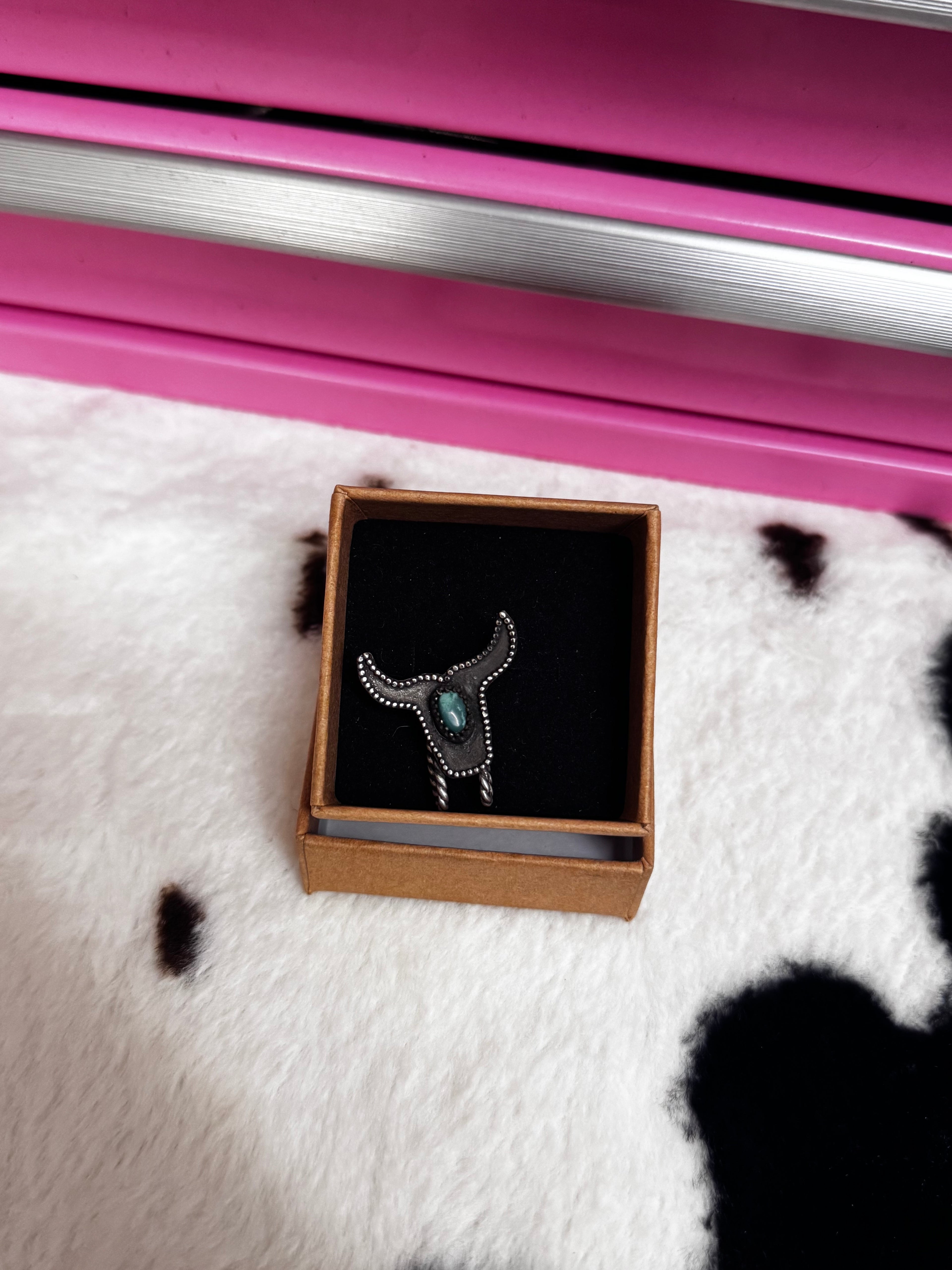 Steer Hat Pin