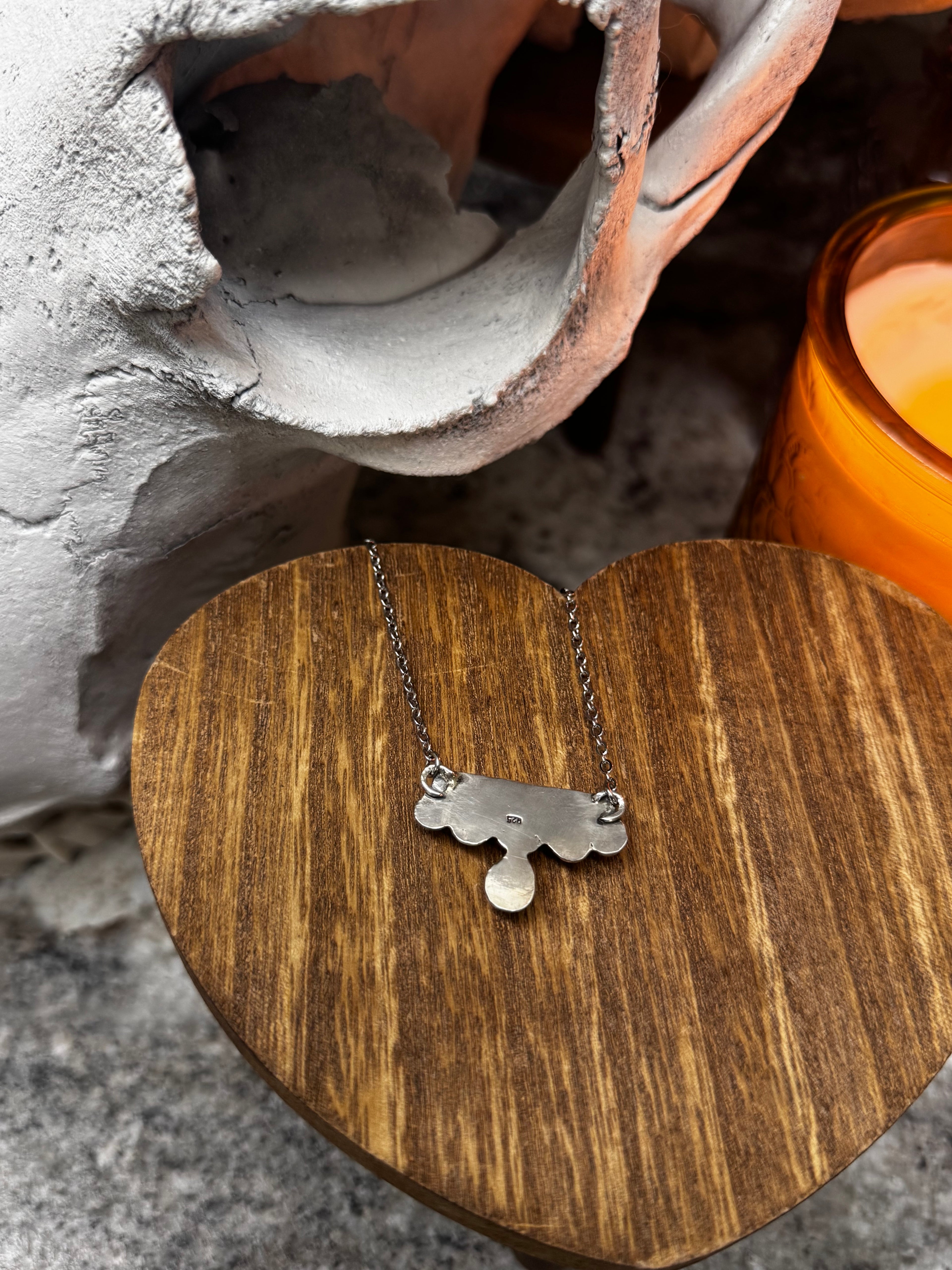 Emerald Outlaw Royston Bar Necklace