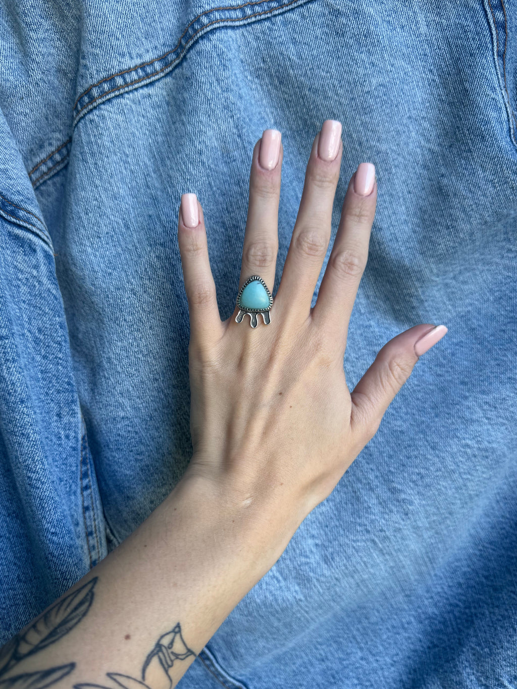 (Size 5.5) Western Tears Ring