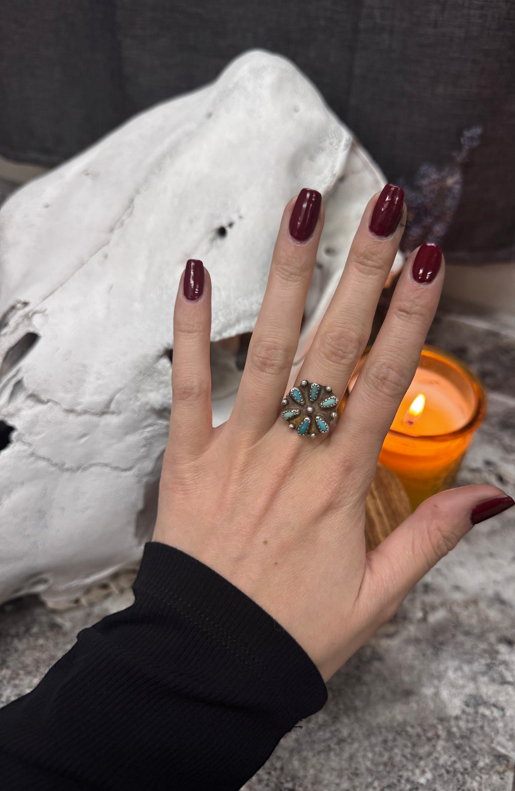 Heirloom Skies Campitos Turquoise Ring (size 5.75)