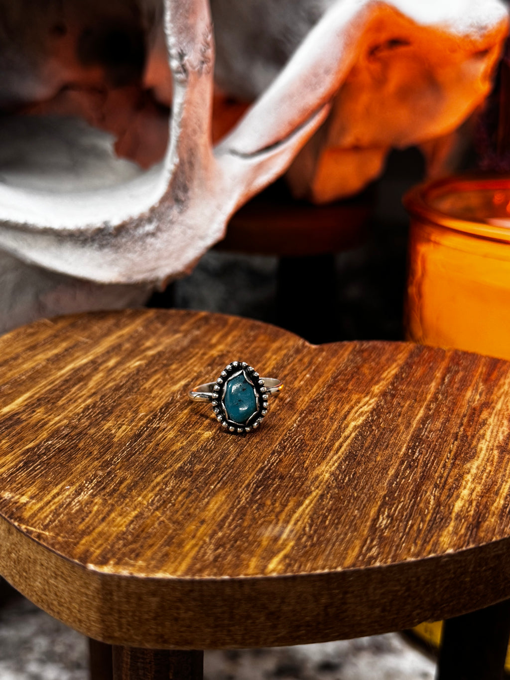 (Size 7) Dainty Darling Turquoise Ring