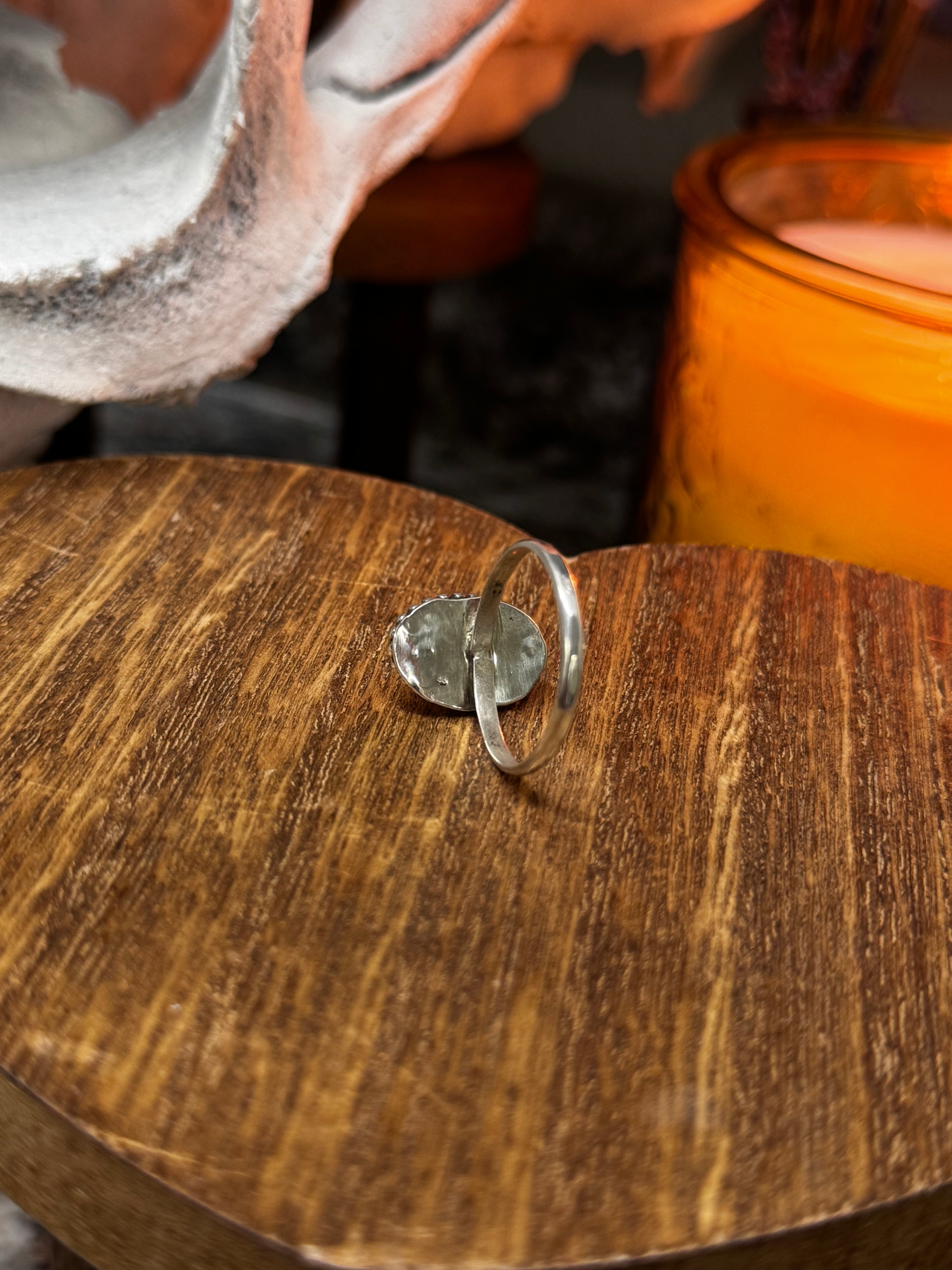 (Size 9.25) Dainty Darling Turquoise Ring