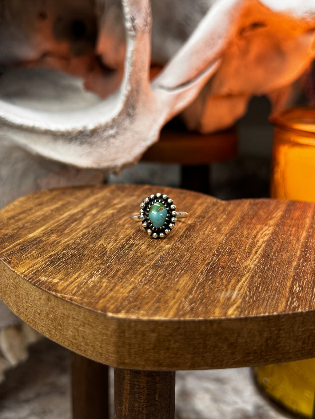 (Size 6) Dainty Darling Turquoise Ring