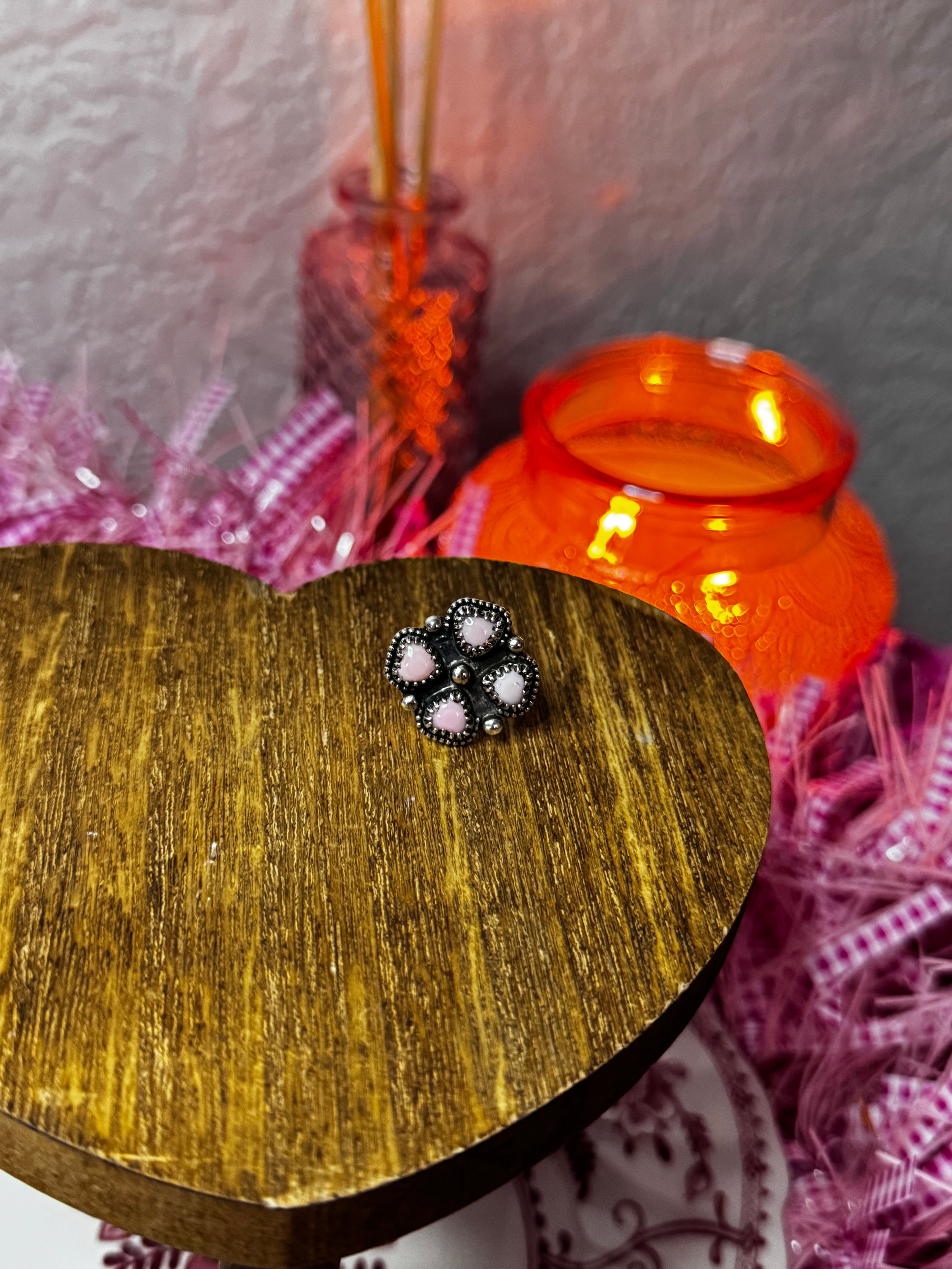 (size 5.25) Heirloom Heart Ring