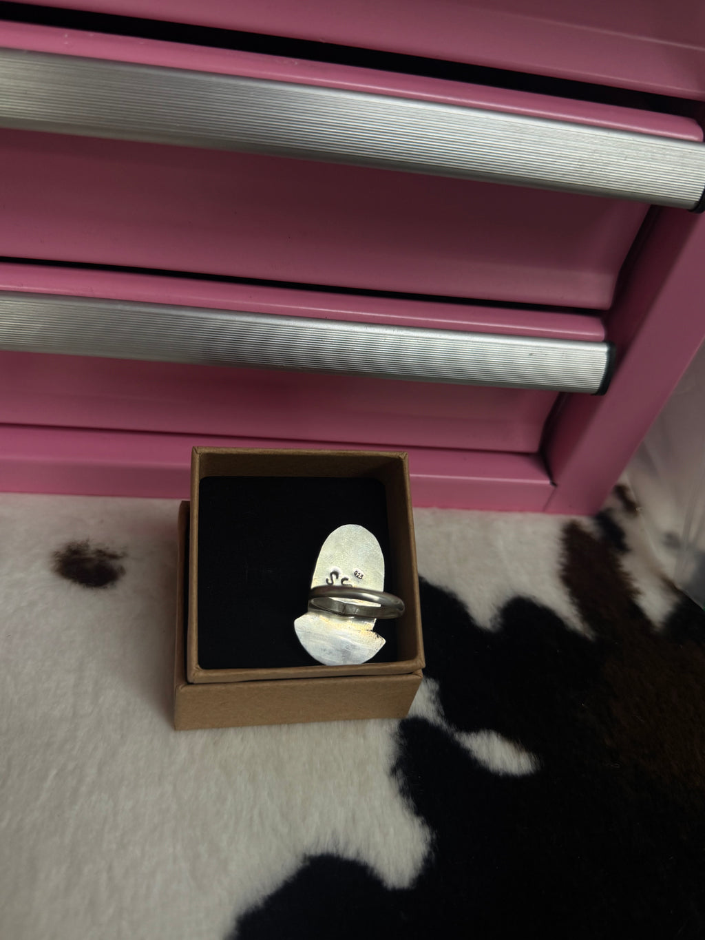 (Size 7) Kingman Turquoise Ring