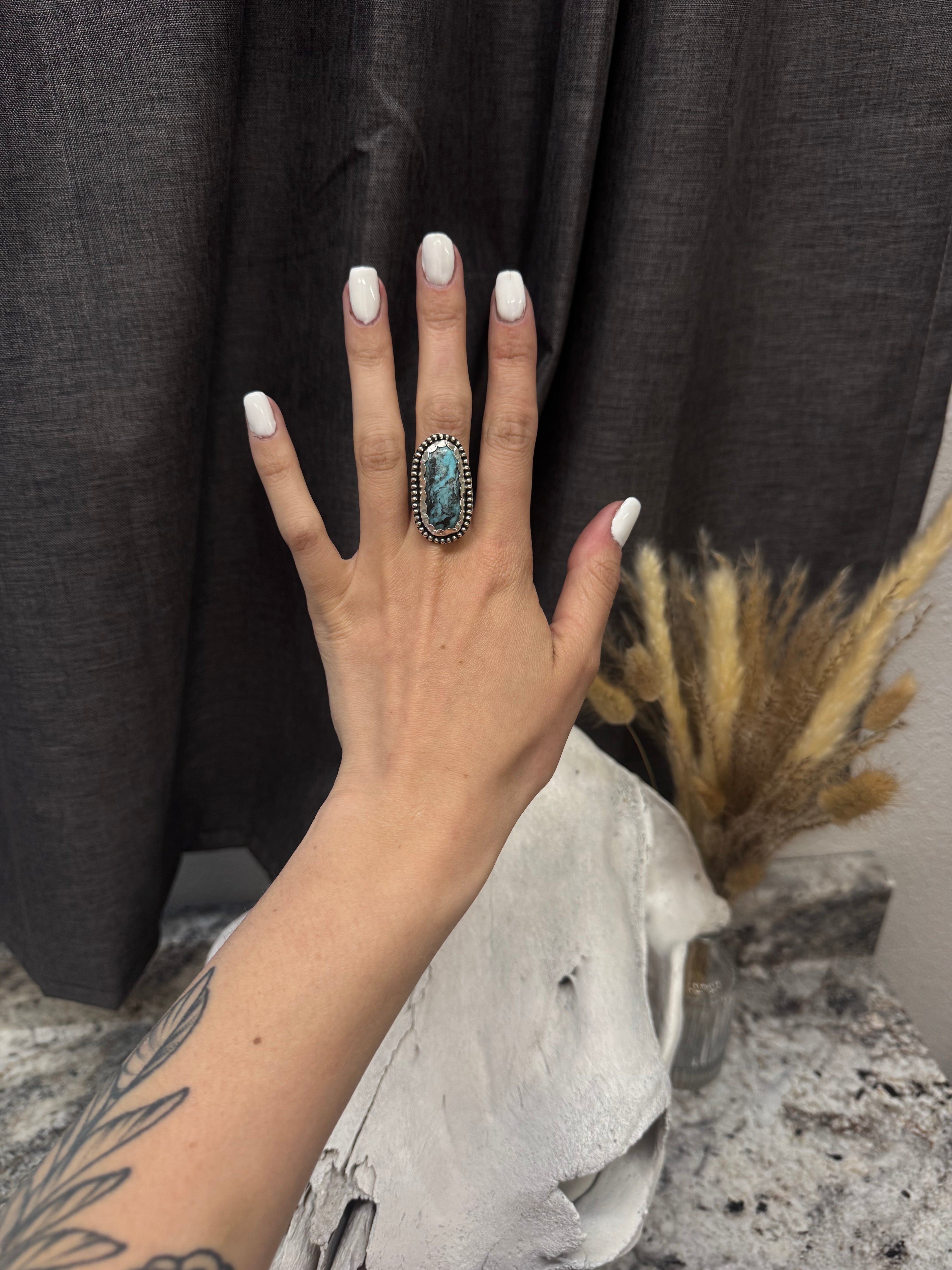 (Size 7) Kingman Statement Ring