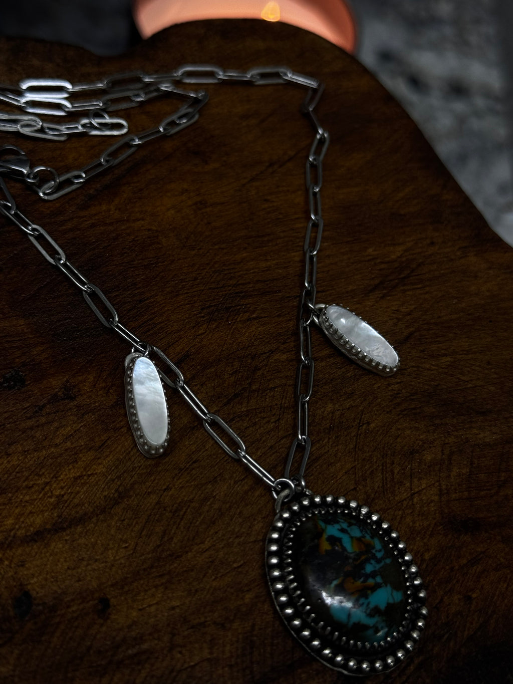 Midnight Pearl Necklace