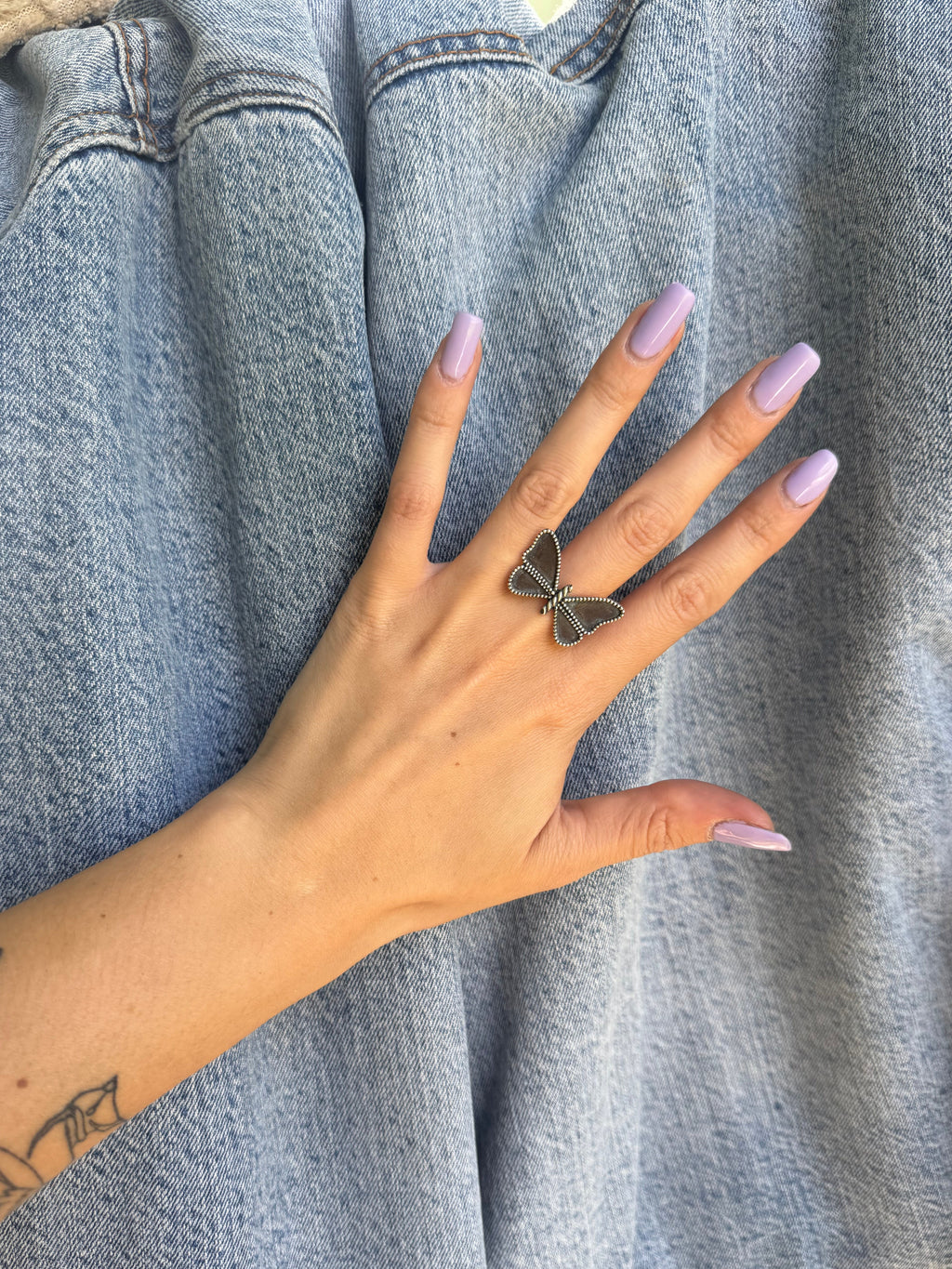 (Size 8) Butterfly Ring